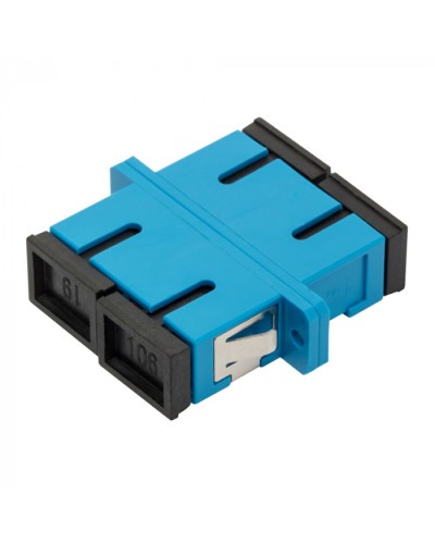 Адаптер оптический SC, SM, дуплексный LANMASTER (LAN-2SC-AM-SM) в Махачкале Проходные адаптеры и розетки оптические Pintop.ru