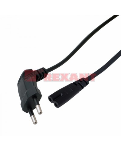Шнур сетевой (угловая вилка) 2x0.75мм² 1.5М (10шт/уп) REXANT 11-1104 в Махачкале Патч-корды и пигтейлы Pintop.ru