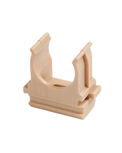 Крепёж-клипса для труб АБС-пластик сосна д25 в малой упаковке (10шт/500шт уп/кор) Промрукав (PR13.0056) в Махачкале Держатели, клипсы, скобы Pintop.ru