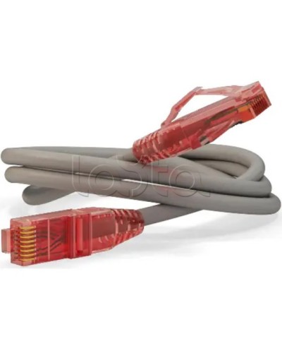 Патч-корд RJ45-RJ45, 4 пары, UTP, кат.5е, LSZH (0,3м) Hyperline PC-LPM-UTP-RJ45-RJ45-C5e-0,3M-LSZH-GY в Махачкале Патчкорды (медные) Pintop.ru