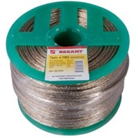Трос стальной в ПВХ изоляции d3 мм (200 м) REXANT 09-5330