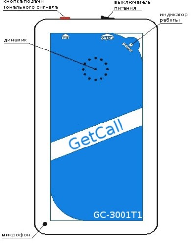 Устройство переговорное Getcall GC-3001T1 в Махачкале Переговорные устройства Pintop.ru