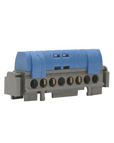 Клеммная колодка IP 2X нейтраль синяя Legrand 004842 в Махачкале Клеммные колодки Pintop.ru