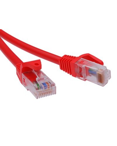 Патч-корд неэкранированный CAT6 U/UTP 4х2, LSZH, красный, 1.5м DKC RN6UU4515RD в Махачкале Патчкорды (медные) Pintop.ru