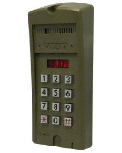 Блок вызова для совместной работы с БУД-302 Vizit БВД-316R в Махачкале Блоки вызова многоабонентные Pintop.ru