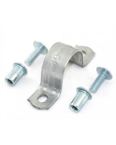 Комплекты для крепления ОКЛ с использованием винта, заклепки и скобы СМД 25-26 (100 шт) Промрукав (PR08.5033) в Махачкале Держатели, клипсы, скобы Pintop.ru