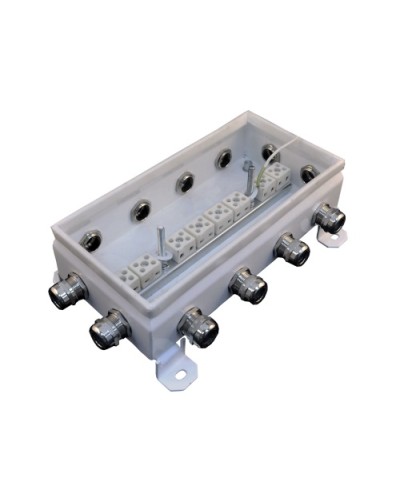 Коробка монтажная огнестойкая Гефест КМ-О (16к*6,0)-IP66 1224, 12 вводов 123х240х60 в Махачкале Распределительные коробки Pintop.ru