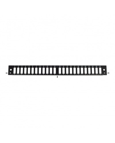Панель лицевая для выдвижной оптич. полки, 24 SC Duplex/24 LC Quadra, черный Datarex DR-546145 в Махачкале Патч-панели Pintop.ru