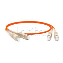 Патч-корд волоконно-оптический Hyperline FC-D2-50-LC/PR-LC/PR-H-15M-LSZH-OR