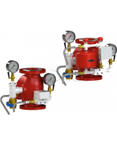 Узел управления спринклерный водозаполенный Спецавтоматика УУ-С80/1,6В-ВФ.О4- Шалтан в Махачкале Устройства пуска водяного пожаротушения Pintop.ru