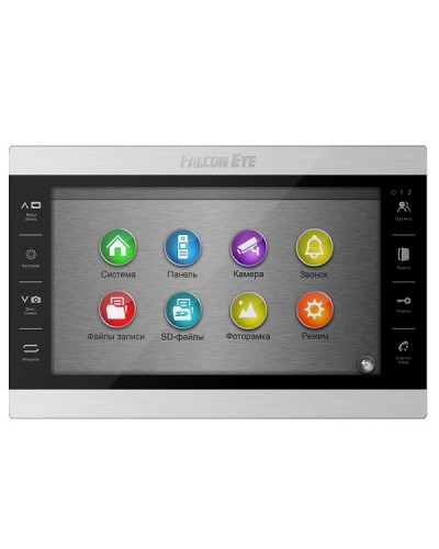 Видеодомофон Falcon Eye Atlas Plus HD (Black) XL в Махачкале Абонентские видеоустройства Pintop.ru