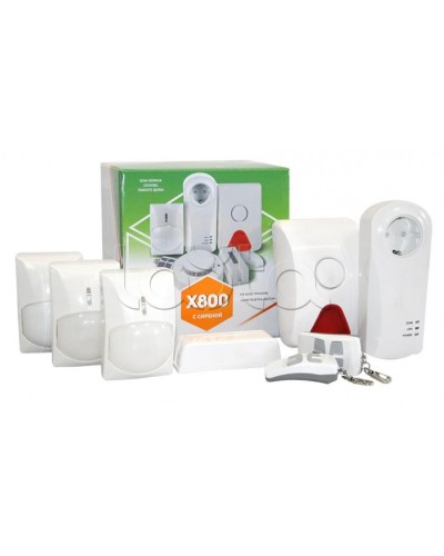 Комплект охранной GSM сигнализации Сибирский Арсенал Комплект GSM-сигнализации X-800 в Махачкале GSM мониторинг Сибирский арсенал Pintop.ru