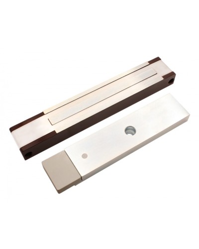 Электромагнитный замок с датчиком состояния двери ALeko ALM-300P (12В коричневый) в Махачкале Электромагнитные замки Pintop.ru