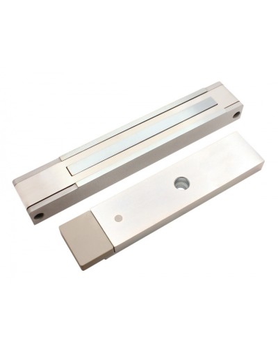 Электромагнитный замок с датчиком состояния двери ALeko ALM-300P (24В серый) в Махачкале Электромагнитные замки Pintop.ru