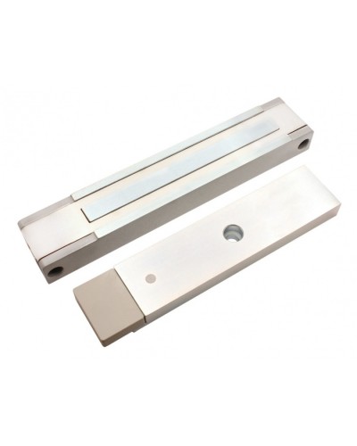 Электромагнитный замок с датчиком состояния двери ALeko ALM-400P (12В серый) в Махачкале Электромагнитные замки Pintop.ru