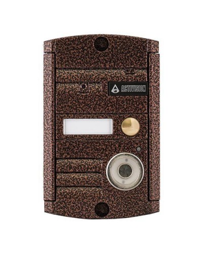 Видеопанель вызывная накладная цветная на 1 абонента с TM-считывателем Activision AVP-451 TM (PAL, медь) в Махачкале Вызывные видеопанели малоабонентные Pintop.ru