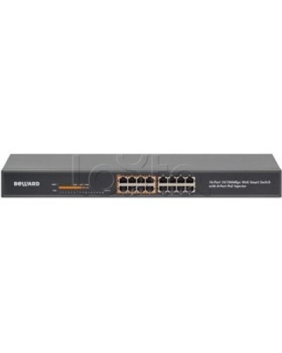 Коммутатор PoE 16-портовый Beward STW-16P8 в Махачкале Коммутаторы Pintop.ru
