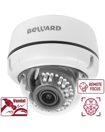 IP-камера видеонаблюдения антивандальная купольная Beward B2530DVZ в Махачкале IP-камеры Pintop.ru