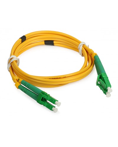 Шнур оптический duplex LC/APC-LC/APC 9/125 sm 1м LSZH Cabeus FOP(d)-9-LC/APC-LC/APC-1m в Махачкале Патч-корды оптические Pintop.ru