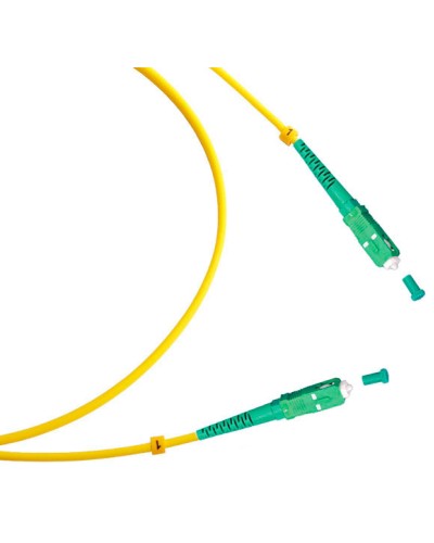 Шнур оптический simplex SC/APC-SC/APC 9/125 sm 25м LSZH Cabeus FOP(s)-9-SC/APC-SC/APC-25m в Махачкале Патч-корды оптические Pintop.ru