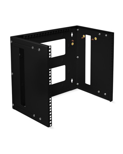 Кронштейн настенный 19 9U, цвет черный Cabeus NC-9U-BK в Махачкале Аксессуары для стоек и шкафов Pintop.ru