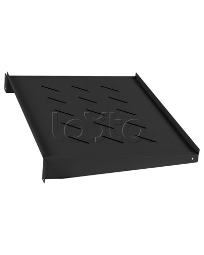 Полка 19 перфорированная консольная 2U глубина 315мм (цвет черный) Cabeus SH-J017-2U-315-BK в Махачкале Полки для шкафов и стоек Pintop.ru