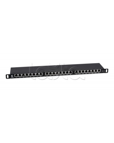 Патч-панель 19 (0,5U) 24 порта RJ-45 кат.6а (экран) Cabeus (PLHD-24-Cat.6a-SH-Dual-0,5U) в Махачкале Патч панель Pintop.ru