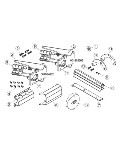 Рычаги F500 без крепления Came 119RID185 в Махачкале Запчасти для шлагбаумов и автоматики Pintop.ru