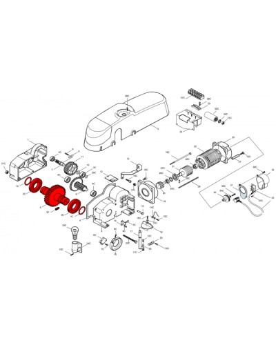 Клемная колодка подключения с держателем предохранителя Came 119RIE205 в Махачкале Запчасти для шлагбаумов и автоматики Pintop.ru