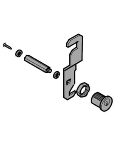 Замок дверцы G4040 Came 119RIG411 в Махачкале Запчасти для шлагбаумов и автоматики Pintop.ru