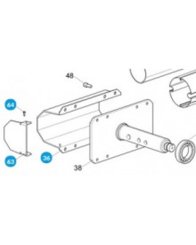 Крышка блока управления ZL37 Came 319148 в Махачкале Запчасти для шлагбаумов и автоматики Pintop.ru
