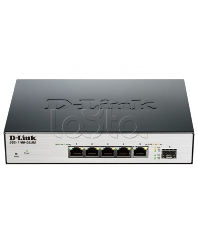 Коммутатор 6-портовый D-Link DGS-1100-06/ME/A1B в Махачкале Коммутаторы Pintop.ru