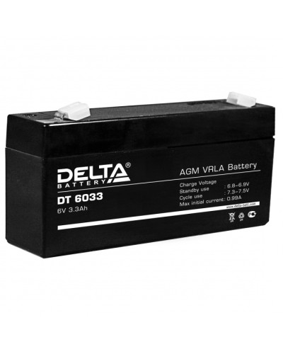 Аккумулятор свинцово-кислотный Delta DT 6033 в Махачкале Электротехническое оборудование Pintop.ru