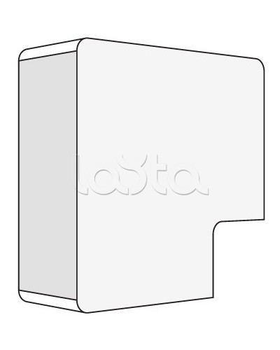 Угол плоский для миниканалов TMC AMP 50x20 DKC 00654 в Махачкале Аксессуары для кабель-канала Pintop.ru