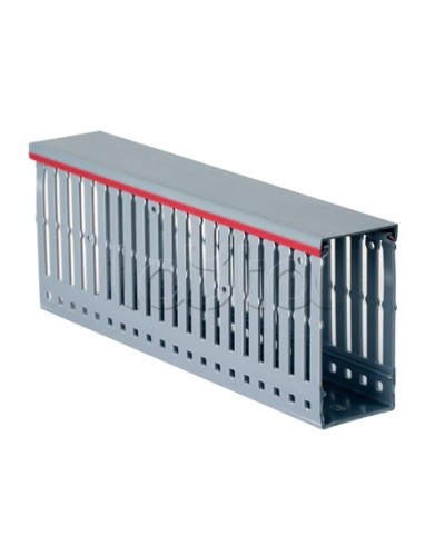 Короб перфорированный, серый RL6 100x60 мм DKC 01140RL в Махачкале Кабельные лотки Pintop.ru