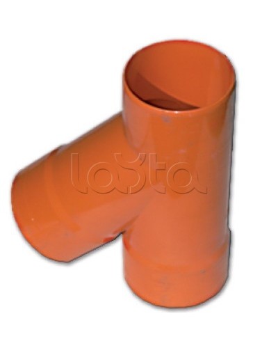 Тройник для двустенных труб одного диаметра ф63мм, 45°, полипропилен DKC 019063 в Махачкале Повороты, муфты, тройники Pintop.ru