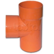 Тройник для двустенных труб,90 ,полипропилен,д.75 DKC 020075