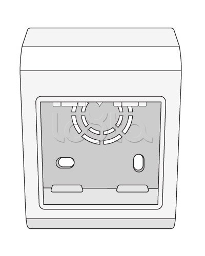 Коробка монтажная под 2 модуля 45x45 мм PDM DKC 10013 в Махачкале Аксессуары для кабель-канала Pintop.ru