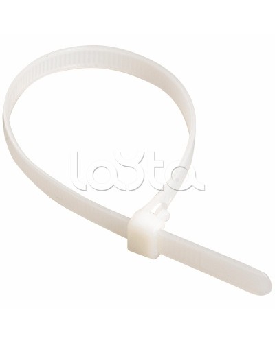 Хомут-стяжка нейлоновый, стандартный P6.6 3.6х370 белый DKC 25208 (100 шт/уп) в Махачкале Стяжки-хомуты Pintop.ru