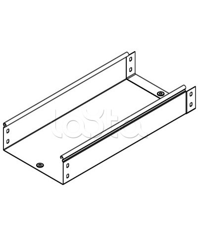 Лоток неперфорированный металлический 200х100мм L 2000 DKC 35113 в Махачкале Кабельные лотки Pintop.ru