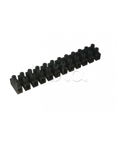 Клеммник полипропиленовый черный 12р 6 кв.мм DKC 43312PL/R в Махачкале Клеммные колодки Pintop.ru