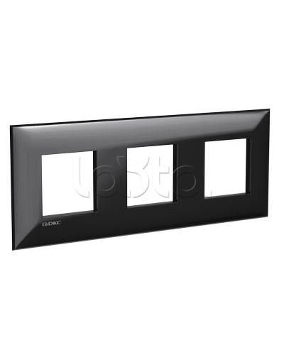 Рамка ARTLEBEDEV Черный квадрат Avanti, 6 мод. DKC 4402906 в Махачкале Аксессуары для лотков Pintop.ru