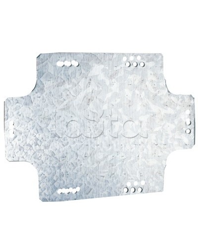 Монтажная пластина из оцинк. стали 270х198х1,5мм, для коробок 300х220мм DKC (59608) в Махачкале Крепежные изделия Pintop.ru