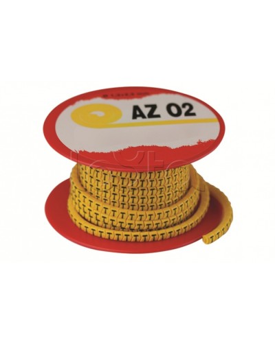 Колечко маркировочное -, 1,3-2,5мм. черное на желтом DKC AZO211BY в Махачкале Крепежные изделия Pintop.ru