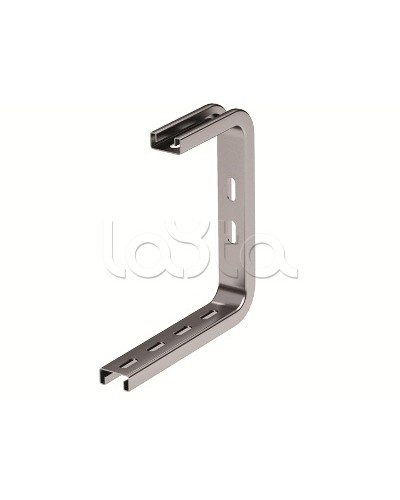 Консоль легкая потолочная DS осн.150 мм, длина 190 мм, цинк-ламельная DKC / ДКС (BBA3015ZL) в Махачкале Аксессуары для лотков Pintop.ru