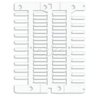 Маркировка для провода, жесткая, для трубочек. 4х23мм. Белая DKC NUT23