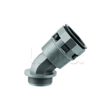 Муфта 45 грд. труба-коробка DN 17 мм, М20х1,5 DKC (PAL17M20N)