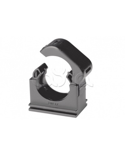 Держатель с крышкой DN 7 мм, полиамид, цвет чёрный DKC PASW07N в Махачкале Крепежные изделия Pintop.ru