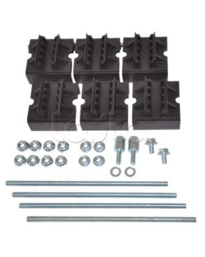 Набор держателей, для шин толщиной 10мм, 1-3 шины на полюс, 4 полюса DKC R5BSEV3/10TN в Махачкале Повороты, муфты, тройники Pintop.ru