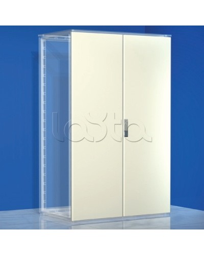 Дверь сплошная, двустворчатая, для шкафов DAE/CQE, 2200 x 1000 мм DKC R5CPE22101 в Махачкале Аксессуары для стоек и шкафов Pintop.ru